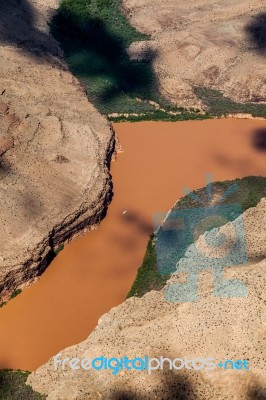 Aerial View Of The Grand Canyon Stock Photo