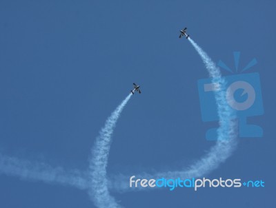 Aerobatics Stock Photo