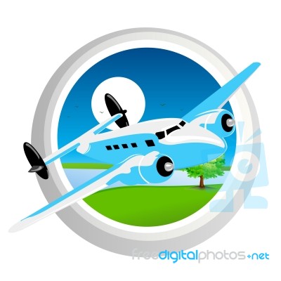 Aeroplane Stock Image