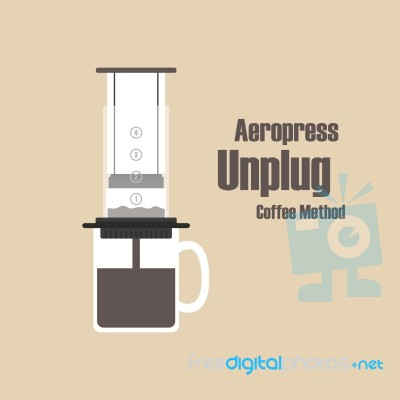 Aeropress Stock Image