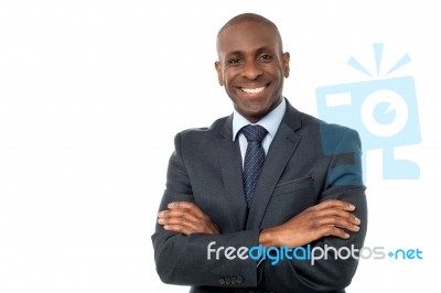 African Businessman Looking At Camera Stock Photo