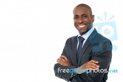 African Businessman Looking At Camera Stock Photo