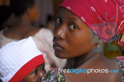 African Mother Stock Photo