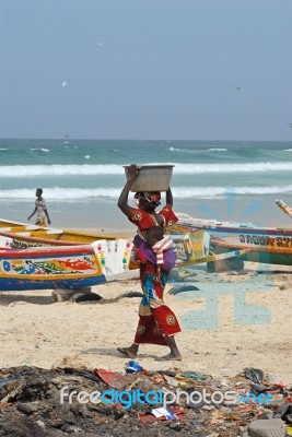 African Woman Stock Photo