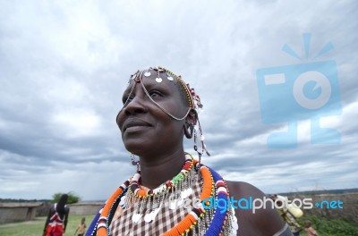 African Woman Stock Photo