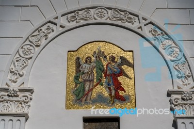 Agapia, Moldovia/romania - September 19 : Exterior View Of Agapi… Stock Photo