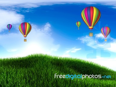 Air Balloon  Stock Image