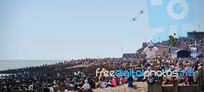 Airbourne Airshow At Eastbourne 2014 Stock Photo