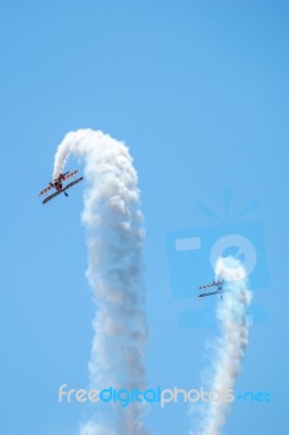 Airbourne Airshow At Eastbourne 2014 Stock Photo