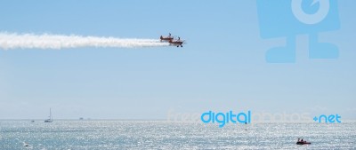 Airbourne Airshow At Eastbourne 2014 Stock Photo