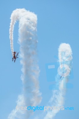 Airbourne Airshow At Eastbourne 2014 Stock Photo