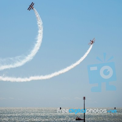 Airbourne Airshow At Eastbourne 2014 Stock Photo