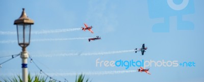 Airbourne Airshow At Eastbourne 2014 Stock Photo