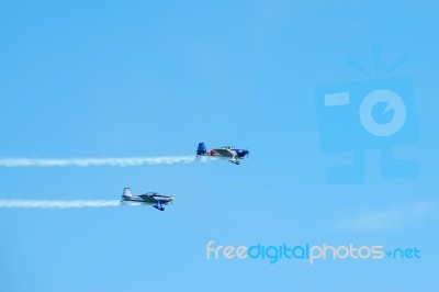 Airbourne Airshow At Eastbourne 2014 Stock Photo