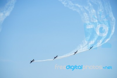 Airbourne Airshow At Eastbourne 2014 Stock Photo