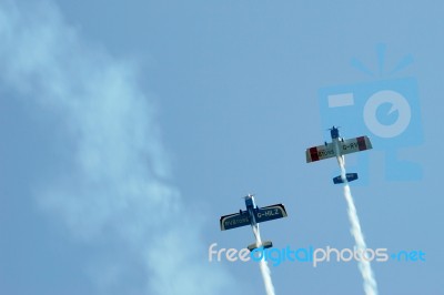 Airbourne Airshow At Eastbourne 2014 Stock Photo