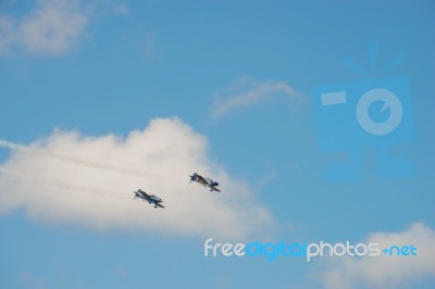 Airbourne Airshow At Eastbourne 2014 Stock Photo