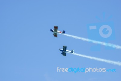 Airbourne Airshow At Eastbourne 2014 Stock Photo