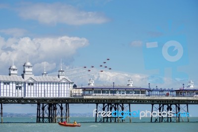 Airbourne Airshow At Eastbourne 2014 Stock Photo