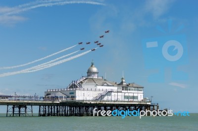 Airbourne Airshow At Eastbourne 2014 Stock Photo