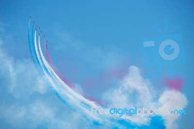 Airbourne Airshow At Eastbourne 2014 Stock Photo