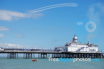 Airbourne Airshow At Eastbourne 2014 Stock Photo