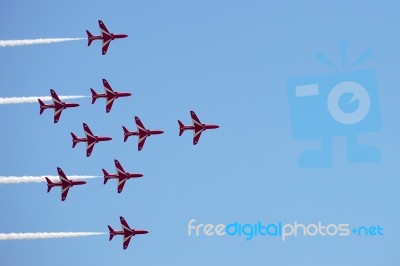 Airbourne Airshow At Eastbourne 2014 Stock Photo