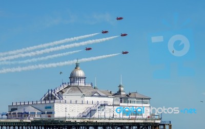 Airbourne Airshow At Eastbourne 2014 Stock Photo