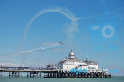 Airbourne Airshow At Eastbourne 2014 Stock Photo