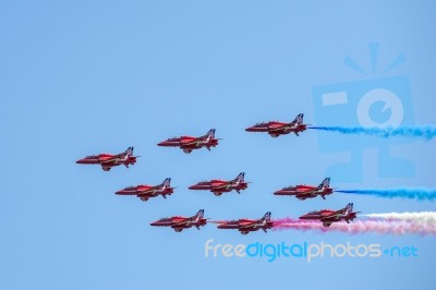 Airbourne Airshow At Eastbourne 2014 Stock Photo