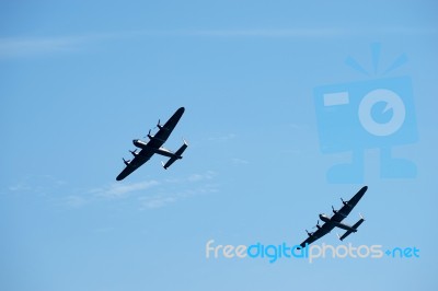 Airbourne Airshow At Eastbourne 2014 Stock Photo