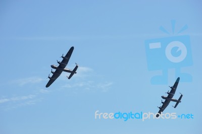 Airbourne Airshow At Eastbourne 2014 Stock Photo