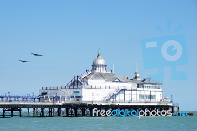 Airbourne Airshow At Eastbourne 2014 Stock Photo