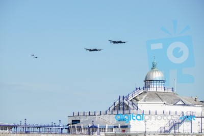 Airbourne Airshow At Eastbourne 2014 Stock Photo