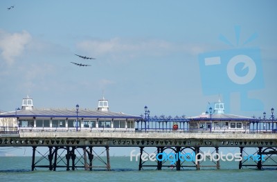 Airbourne Airshow At Eastbourne 2014 Stock Photo