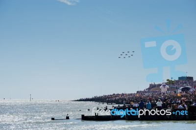 Airbourne Airshow At Eastbourne 2014 Stock Photo