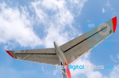 Aircraft Tail Stock Photo