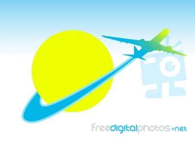 Airplane Stock Image