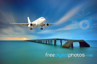 Airplane Stock Photo