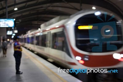 Airport Rail Link Ramkhamhaeng Station Stock Photo