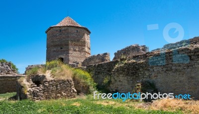 Akkerman Fortress Near Odessa City In Ukraine Stock Photo