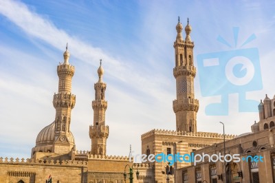 Al Azhar Mosque In Cairo, Egypt Stock Photo