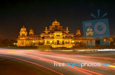 Albert Hall (central Museum) In Jaipur Stock Photo