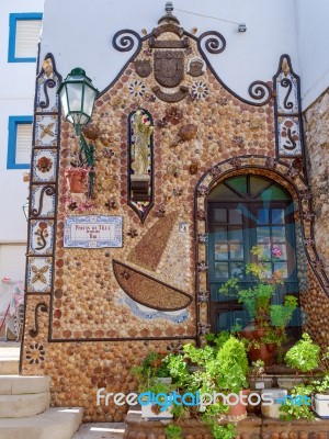 Albufeira, Southern Algarve/portugal - March 10 : Building Decor… Stock Photo