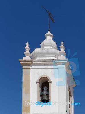 Albufeira, Southern Algarve/portugal - March 10 : Mother Church Stock Photo