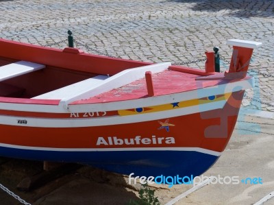 Albufeira, Southern Algarve/portugal - March 10 : View Of A Fish… Stock Photo