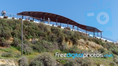 Albufeira, Southern Algarve/portugal - March 10 : View Of A Sun Stock Photo