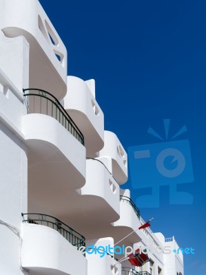 Albufeira, Southern Algarve/portugal - March 10 : View Of A Whit… Stock Photo