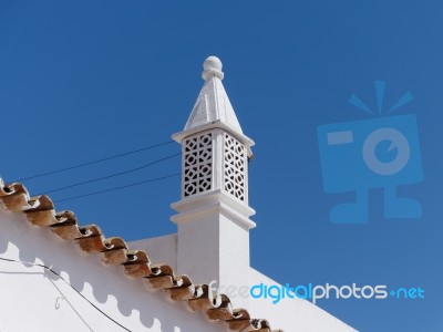 Albufeira, Southern Algarve/portugal - March 10 : White Tower In… Stock Photo