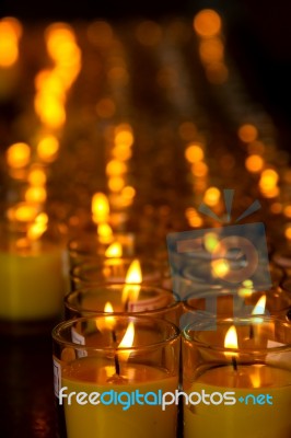 Allusions Candles Stock Photo